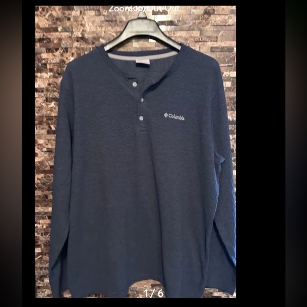Men’s COLUMBIA Long Sleeved Pullover Top